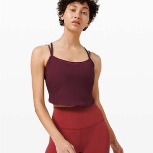 Lululemon Daily Lineup Tank - shade Cassis